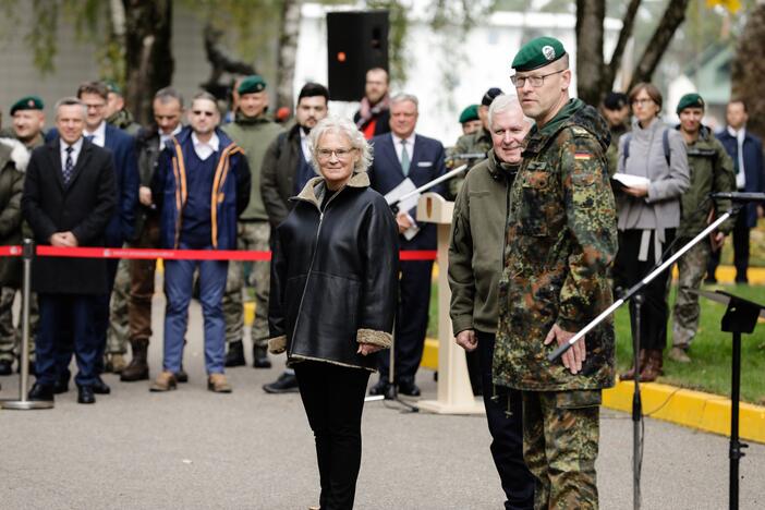 Lietuvai priskirtos Vokietijos brigados štabo inauguracija