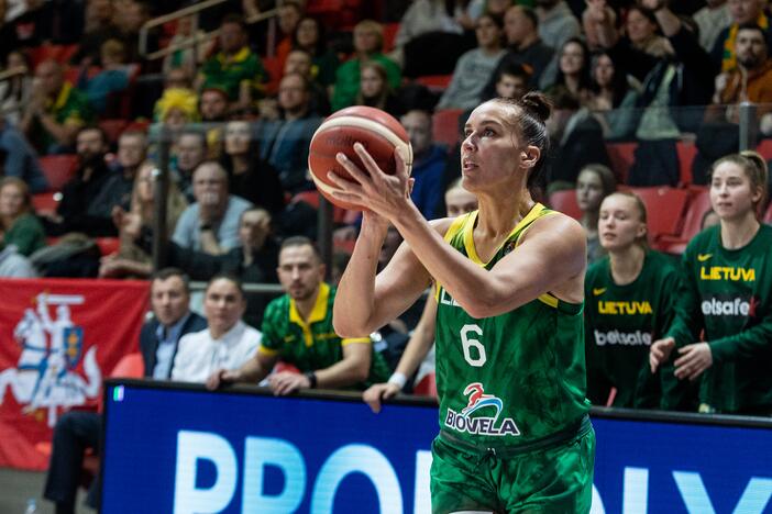 Europos moterų krepšinio čempionato atranka: Lietuva – Ukraina 81:62