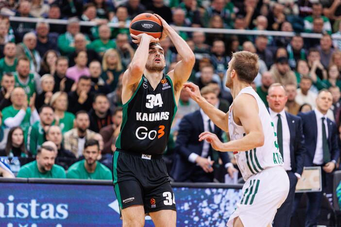 Eurolyga: Kauno „Žalgiris“ – Atėnų „Panathinaikos“ 67:81