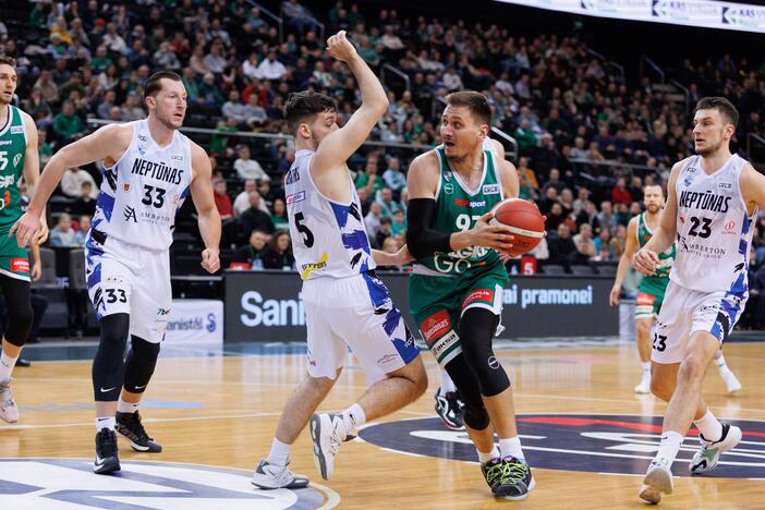 LKL: „Žalgiris“ – „Neptūnas“ 77:46