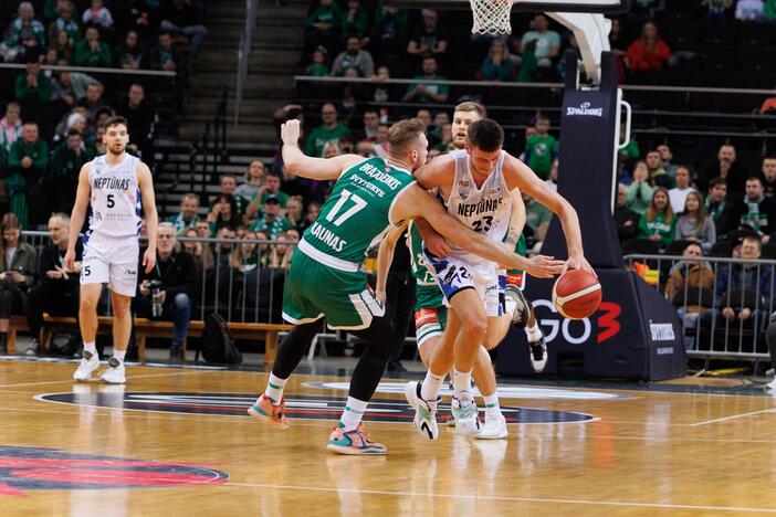 LKL: „Žalgiris“ – „Neptūnas“ 77:46