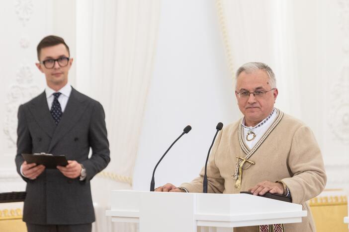 Nacionalinių kultūros ir meno bei Jono Basanavičiaus premijų įteikimas