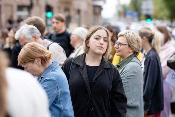 Protestas del medžių J. Basanavičiaus gatvėje