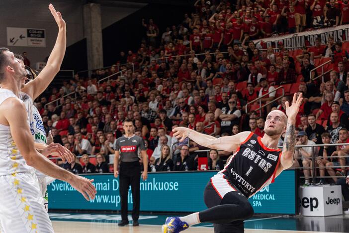 LKL: Vilniaus „Rytas“ – Pasvalio „Pieno žvaigždės“ 106:90