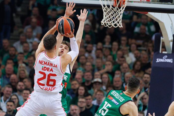 Eurolyga: Kauno „Žalgiris“  –  Belgrado „Crvena Zvezda“ 79:74