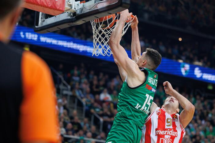 Eurolyga: Kauno „Žalgiris“  –  Belgrado „Crvena Zvezda“ 79:74