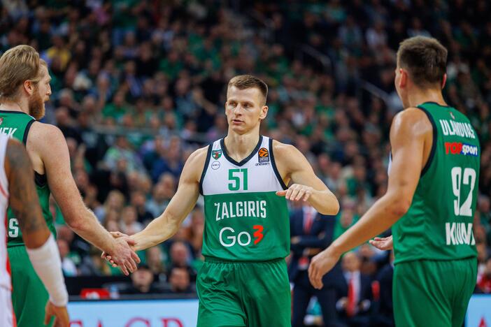 Eurolyga: Kauno „Žalgiris“  –  Belgrado „Crvena Zvezda“ 79:74