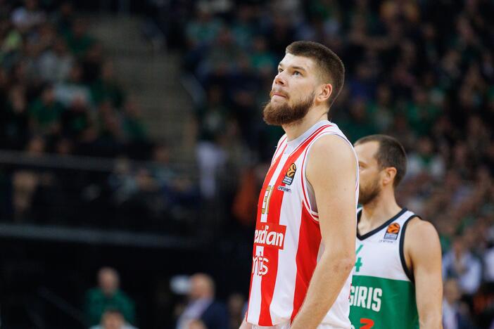 Eurolyga: Kauno „Žalgiris“  –  Belgrado „Crvena Zvezda“ 79:74