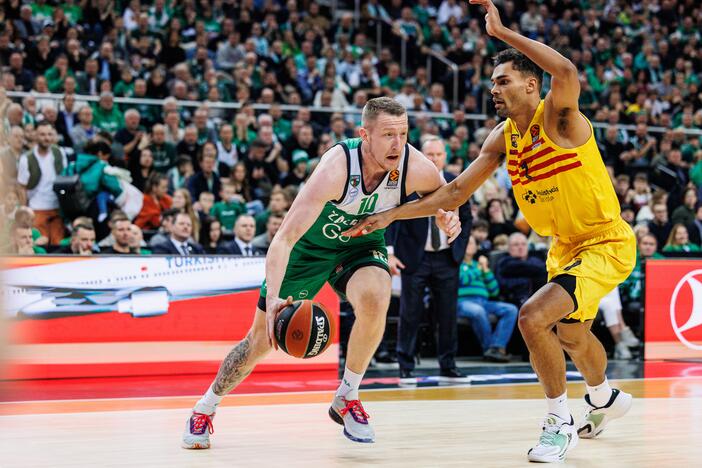 Eurolyga: Kauno „Žalgiris“  –  „Barcelona“ 80:85