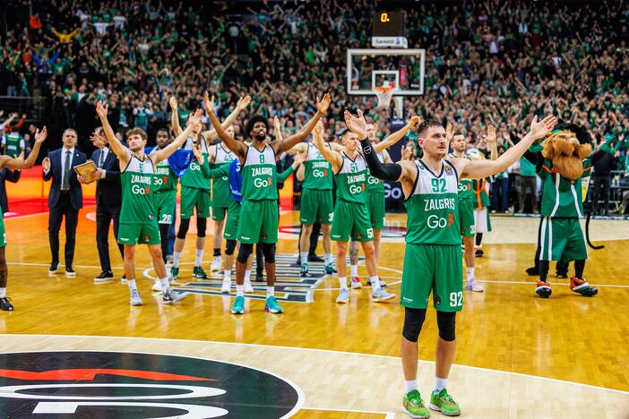 Eurolyga: Kauno „Žalgiris“ – Atėnų „Panathinaikos“ 80:68