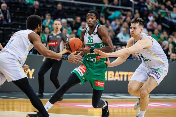 LKL:  Kauno „Žalgiris“ – Pasvalio „Pieno žvaigždės“ 97:77