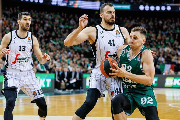 Eurolyga: Kauno „Žalgiris“ – Bolonijos „Virtus“ 96:81