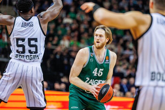 Eurolyga: Kauno „Žalgiris“ – Bolonijos „Virtus“ 96:81