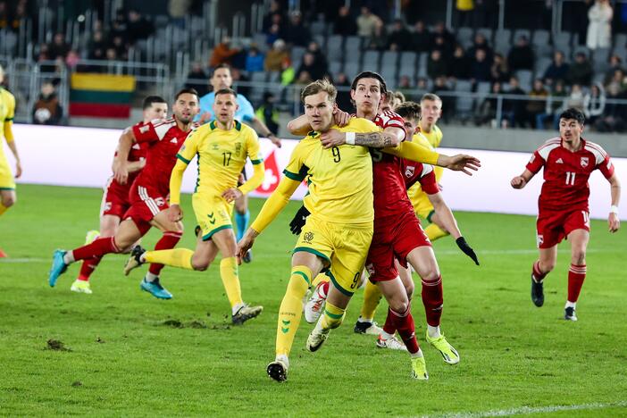 UEFA Tautų lygos rungtynės: Lietuva – Gibraltaras 1:0