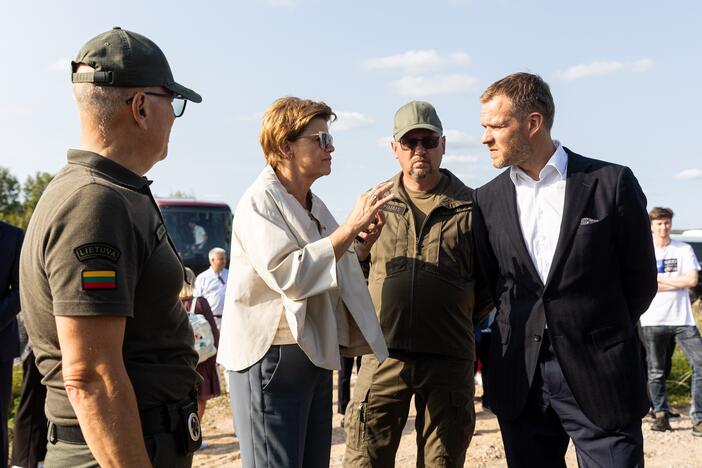 Lietuvos ir Latvijos užsienio reikalų ministrų vizitas pasienyje