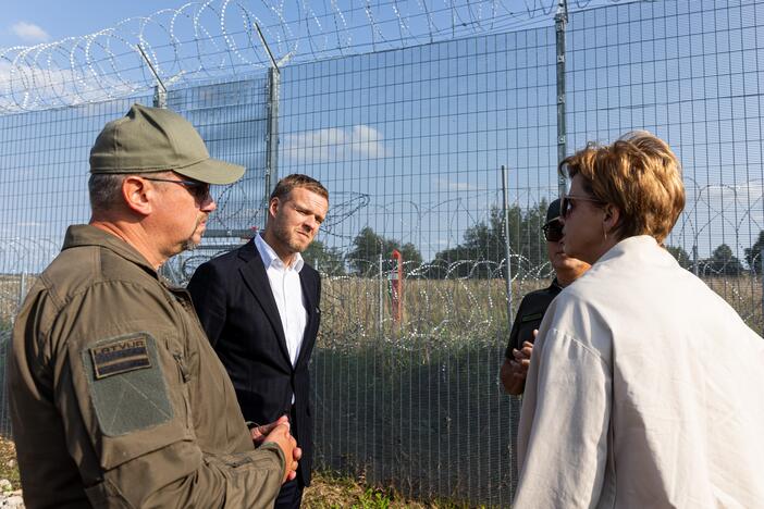 Lietuvos ir Latvijos užsienio reikalų ministrų vizitas pasienyje