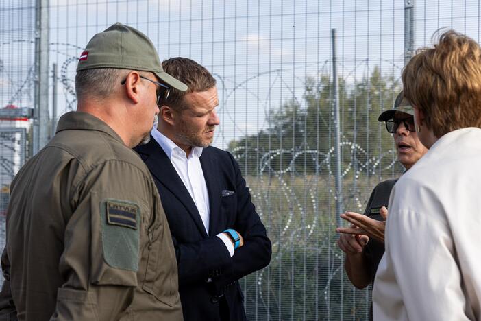 Lietuvos ir Latvijos užsienio reikalų ministrų vizitas pasienyje