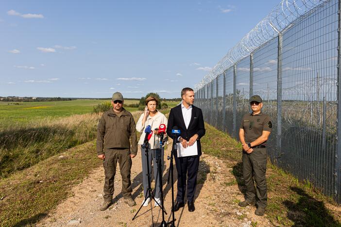 Lietuvos ir Latvijos užsienio reikalų ministrų vizitas pasienyje