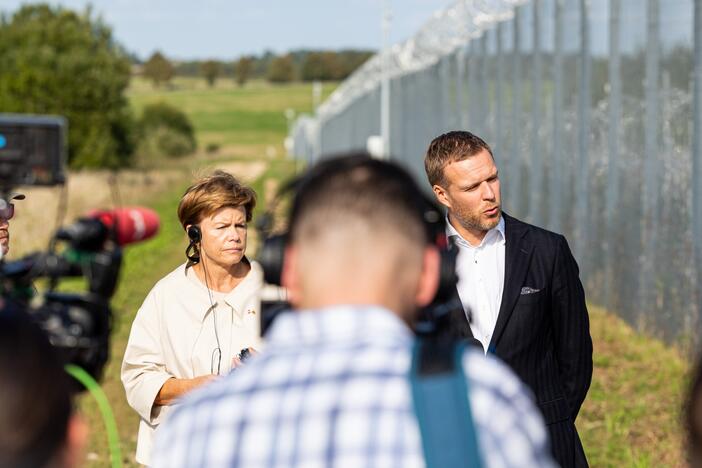 Lietuvos ir Latvijos užsienio reikalų ministrų vizitas pasienyje