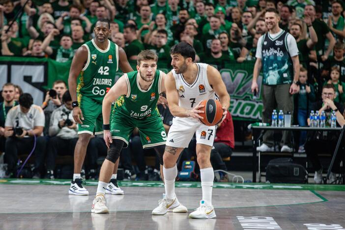 Eurolyga: Kauno „Žalgiris“ – Madrido „Real“ 64:83