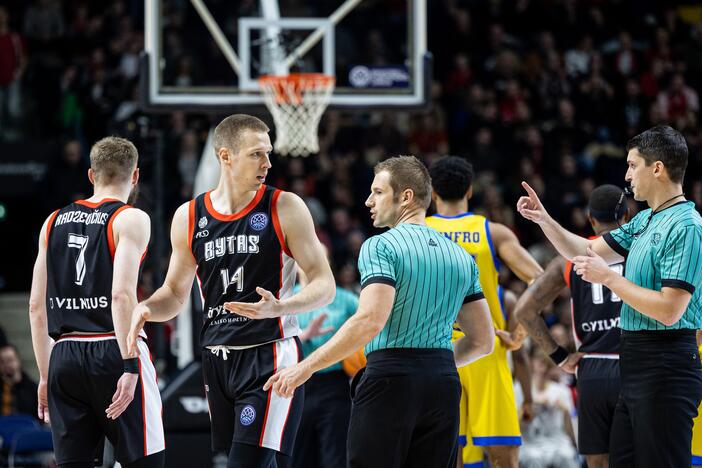 FIBA Čempionų lyga: Vilniaus „Rytas“ – Atėnų „Peristeri“ 92:110