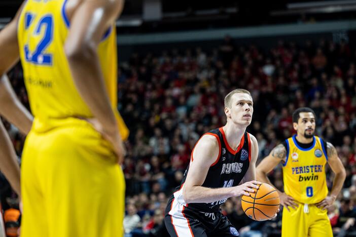 FIBA Čempionų lyga: Vilniaus „Rytas“ – Atėnų „Peristeri“ 92:110