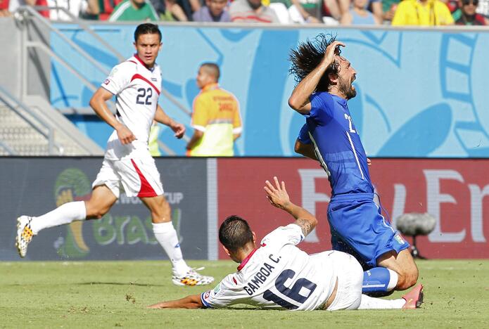 Pasaulio futbolo čempionatas: Italija - Kosta Rika