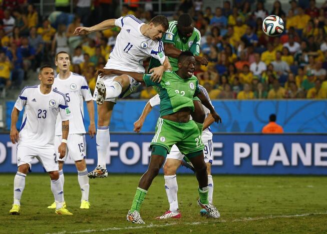 Pasaulio futbolo čempionatas: Bosnija ir Hercegovina - Nigerija