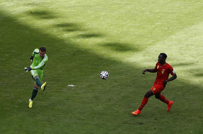 Pasaulio futbolo čempionatas: Belgija - Rusija