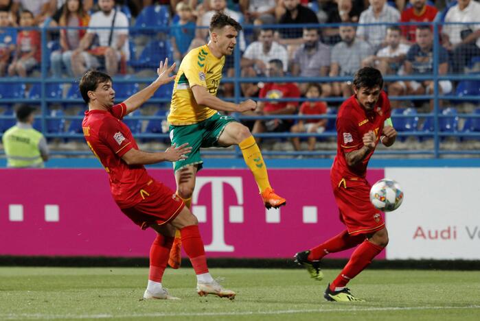 UEFA Tautų lyga: Juodkalnija – Lietuva 2:0