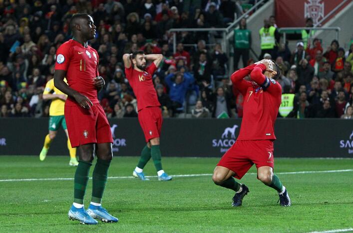 Europos futbolo čempionato atranka: Portugalija – Lietuva 6:0