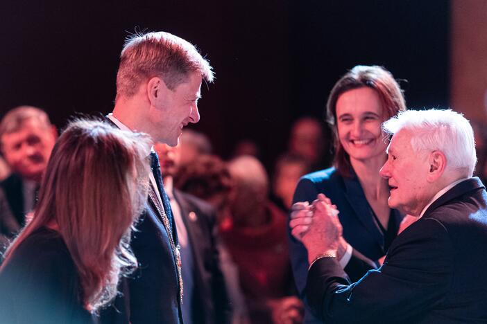 Vilniaus garbės piliečio vardo suteikimo prezidentui V. Adamkui ceremonija