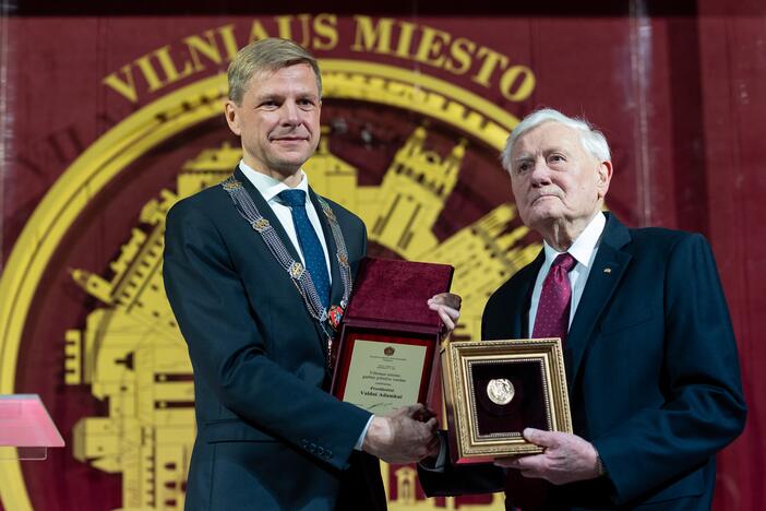 Vilniaus garbės piliečio vardo suteikimo prezidentui V. Adamkui ceremonija