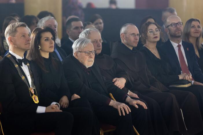 Vilniaus miesto garbės pilietės vardo suteikimo rašytojai K. Sabaliauskaitei ceremonija