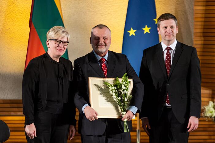 Vyriausybės kultūros ir meno premijų laureatų apdovanojimų ceremonija