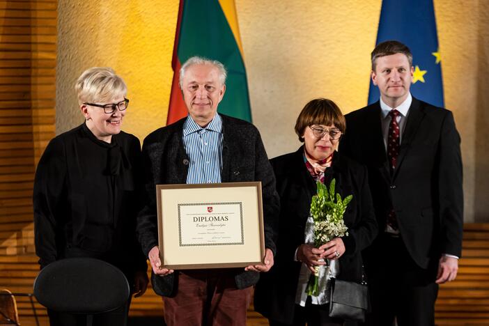 Vyriausybės kultūros ir meno premijų laureatų apdovanojimų ceremonija