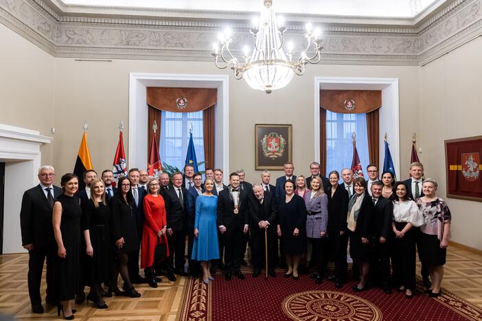 Išrinktojo Vilniaus miesto savivaldybės mero inauguracija ir mero regalijų įteikimo ceremonija