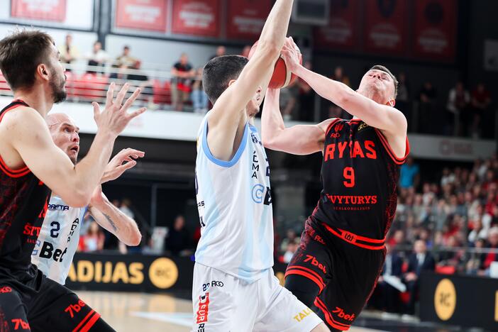  LKL pusfinalis: Vilniaus „Rytas“ – Jonavos „CBet“ 82:74