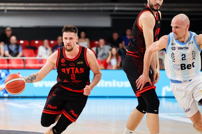  LKL pusfinalis: Vilniaus „Rytas“ – Jonavos „CBet“ 82:74