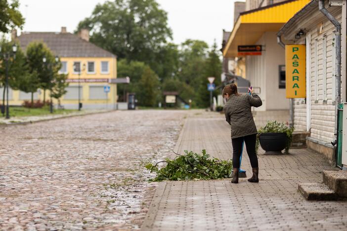 Audros padariniai Žagarėje