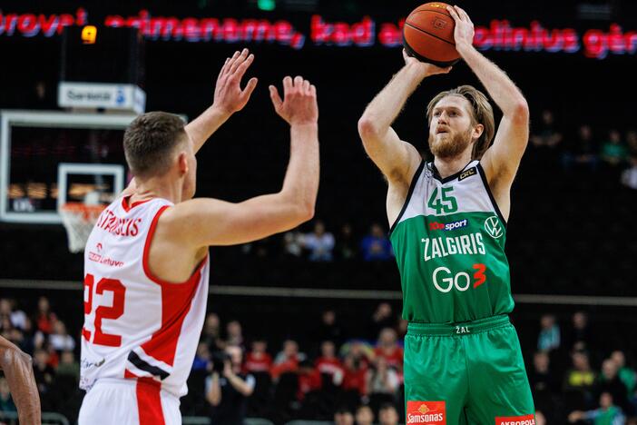 LKL: Kauno „Žalgiris“ – Mažeikių „M Basket–Delamode“ 95:68