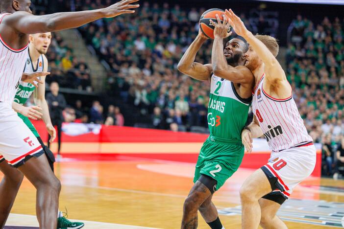 Eurolyga: Kauno „Žalgiris“ – Pirėjo „Olympiacos“ 76:95