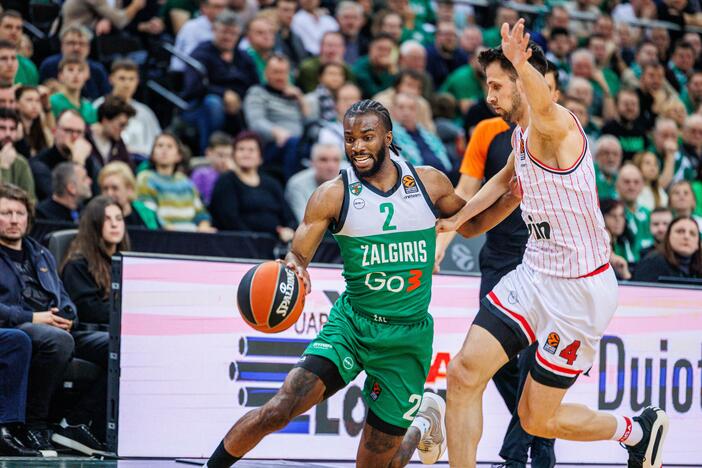 Eurolyga: Kauno „Žalgiris“ – Pirėjo „Olympiacos“ 76:95