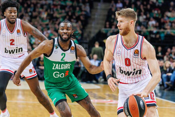 Eurolyga: Kauno „Žalgiris“ – Pirėjo „Olympiacos“ 76:95