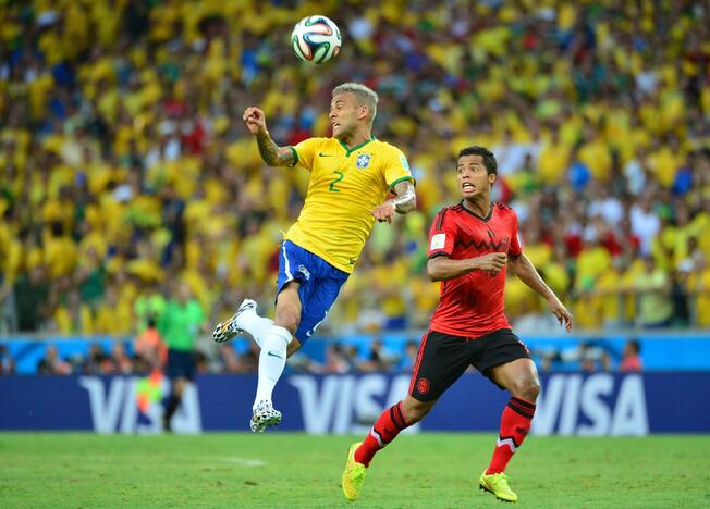 Pasaulio futbolo čempionatas: Brazilija - Meksika