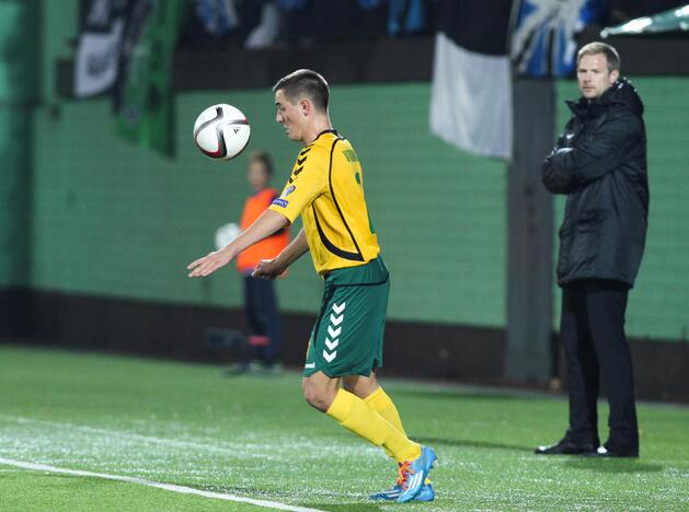 Futbolas: Lietuva - Estija 1:0