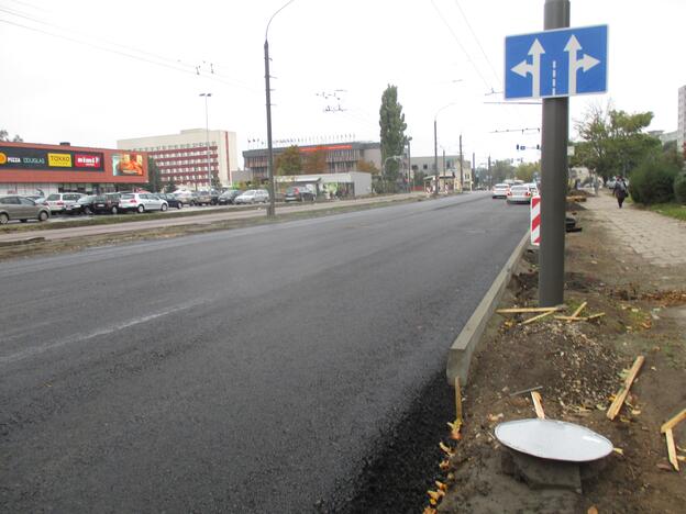 Nauja kelio danga Kovo 11-osios gatvėje