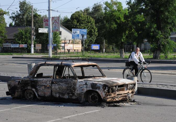 Ukrainoje per susirėmimus žūsta ir civiliai gyventojai