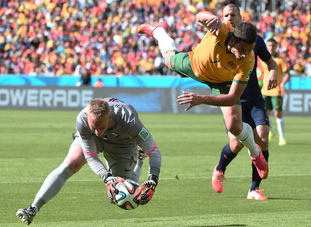 Pasaulio futbolo čempionatas: Olandija - Australija