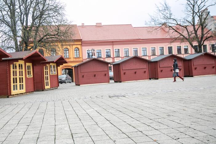 Kalėdinės eglutės ruošimo darbai